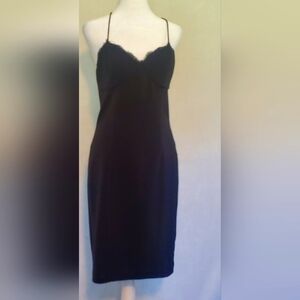 Express black cocktail dress